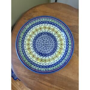 Boleslawiec Unikat Polish Pottery Dinner Plate